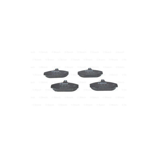 Bosch 0986467400 Brake Pad Set With Anti Squeak Plate BP707