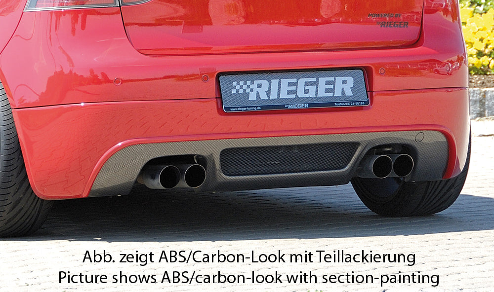 Rieger 00059408 VW Mk5 Golf Rear Diffuser