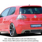 Rieger 00059408 VW Mk5 Golf Rear Diffuser for Twin Tailpipe Left & Right -  Matte Black