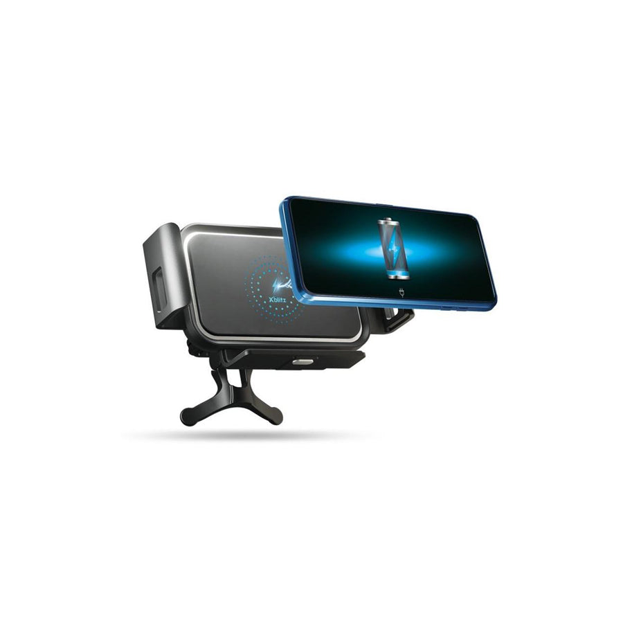 XBLITZ G Pro G PRO Car phone holder 177 mm, with ball joint, with charger, with USB plug (type C), universal