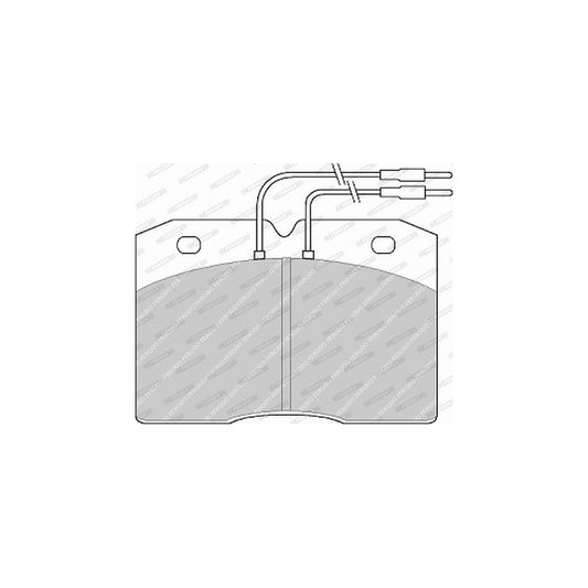 Ferodo Premier Eco Friction Fvr377 Brake Pad Set Incl Wear Warning Contact Without Accessories