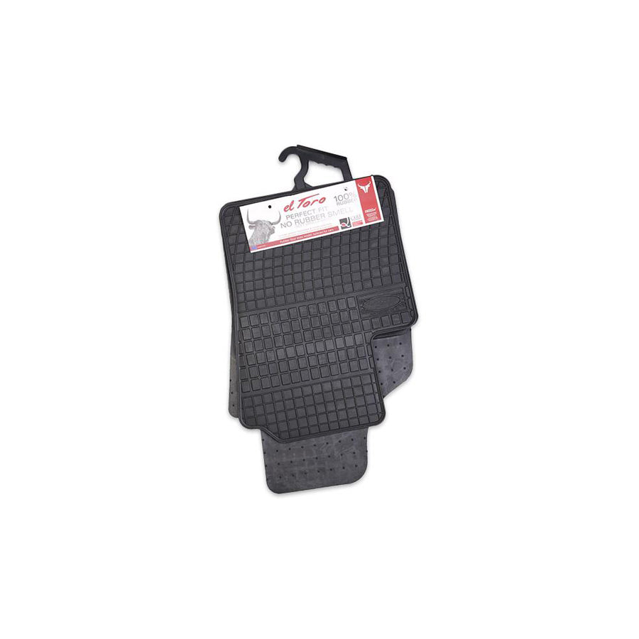 FROGUM Tailored 0307 Floor mat set Elastomer, Front and Rear, Quantity: 4, Black, (LHD)