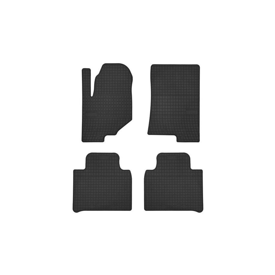 FROGUM Tailored 401914 Floor mat set for SSANGYONG Rexton (Y400) Elastomer, Front and Rear, Quantity: 4, Black, (LHD)