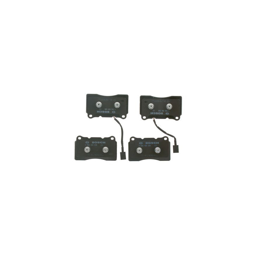 Bosch 0986494539 Brake Pad Set For Alfa Romeo Giulietta Incl Wear Warning Contact With Anti Squeak Plate With Mounting Manual BP1460
