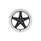 Forgestar F09180067P22 18x10 D5 Drag Standard 5x114.3 ET22 BS6.4 Gloss Black Machined Drag Racing Wheel