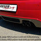 Rieger 00059408 VW Mk5 Golf Rear Diffuser for Twin Tailpipe Left & Right -  Matte Black