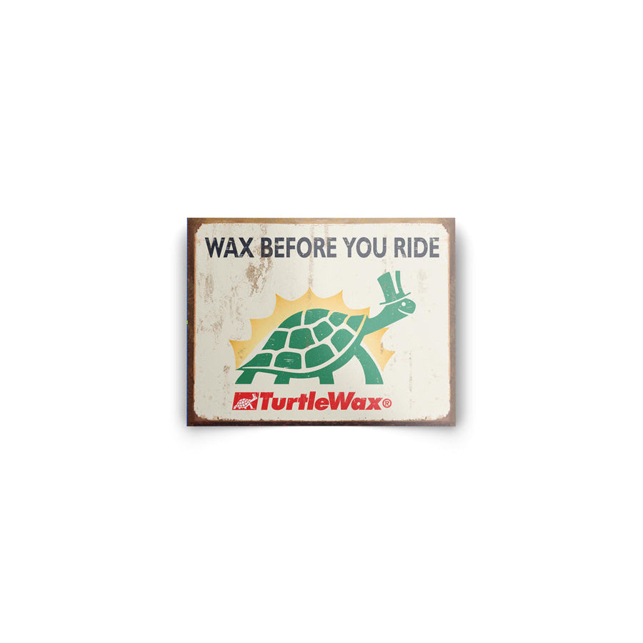 Turtle Wax Wax Before You Ride Sticker