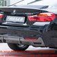 Rieger 00088055 BMW 4 Series F32 F33 F36 Rear Diffuser for Original Twin Tailpipe Left - Glossy Black