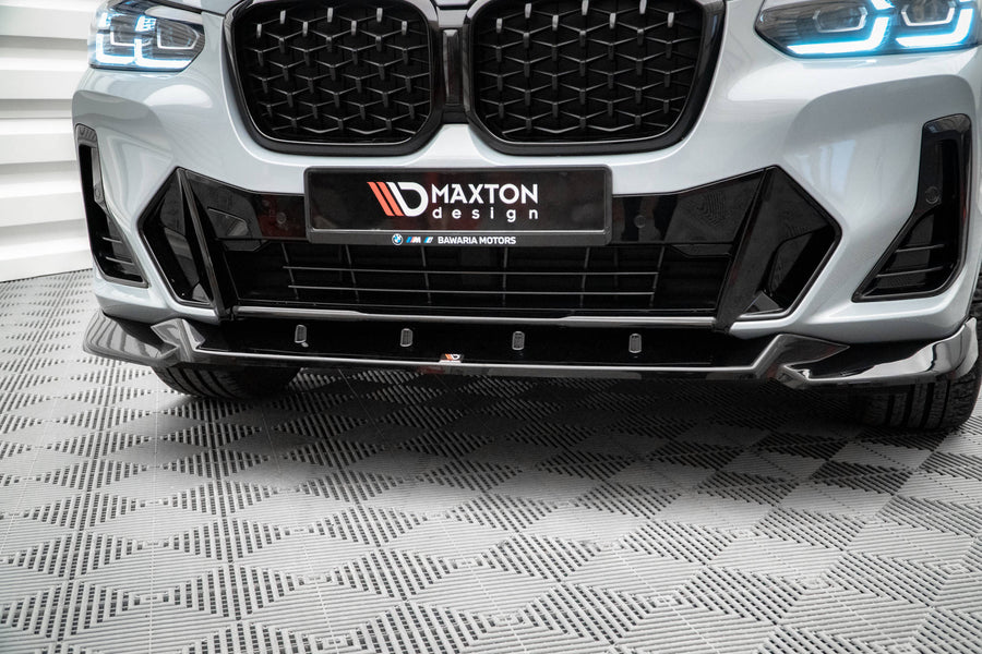 Maxton Design BMW X4 M-Pack G02 Facelift Front Splitter V.2