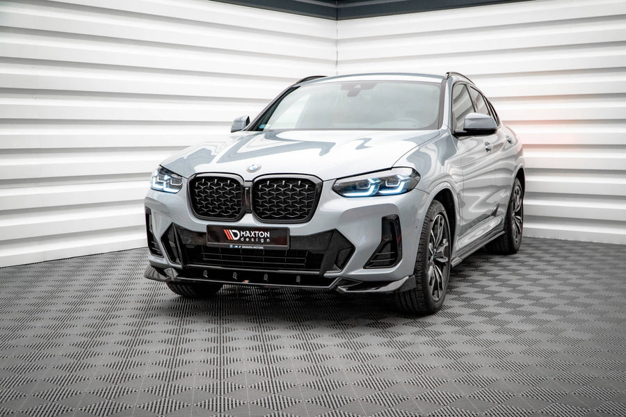 Maxton Design BMW X4 M-Pack G02 Facelift Front Splitter V.2