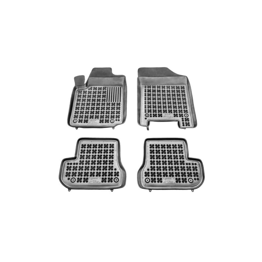 REZAW PLAST 201202 Floor mat set for CITRO??? C2 Hatchback (JM) Elastomer, Front and Rear, Black