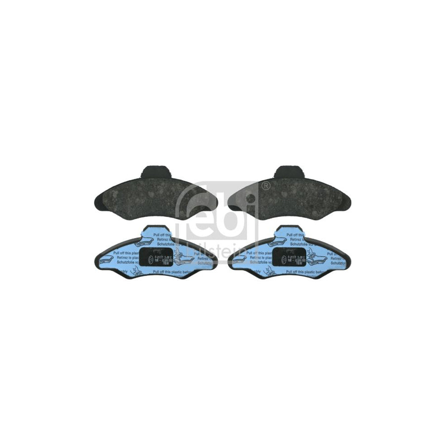Febi Bilstein 16038 Brake Pad Set Front Axle Excl Wear Warning Contact