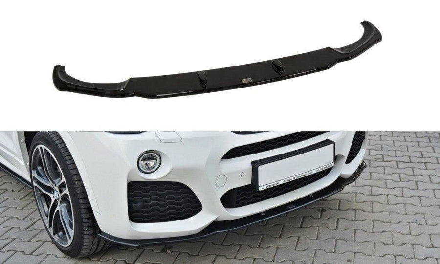 Maxton Design BM-X4-26-MPACK-FD1T Front Splitter BMW X4 M-Pack F26 | Duco Car Parts UK Car Parts
