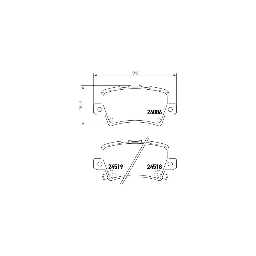 Hella 8DB 355 006 751 Brake Pad Set For Honda Civic Viii Hatchback Fn Fk With Acoustic Wear Warning With Accessories