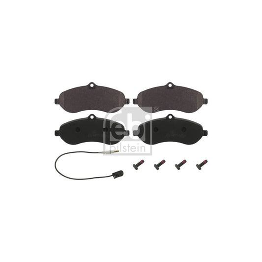 Febi Bilstein 16830 Brake Pad Set Front Axle Incl Wear Warning Contact With Bolts Screws