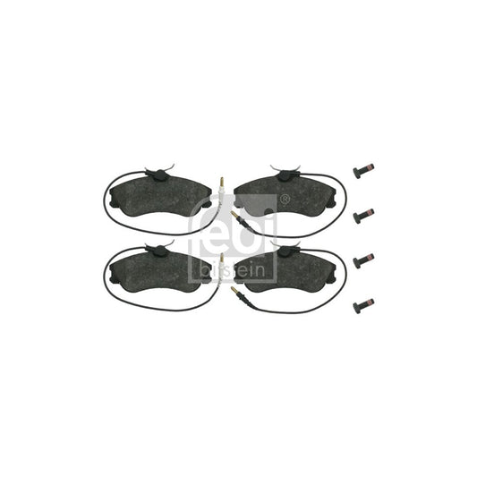 Febi Bilstein 16237 Brake Pad Set Front Axle Incl Wear Warning Contact With Bolts Screws