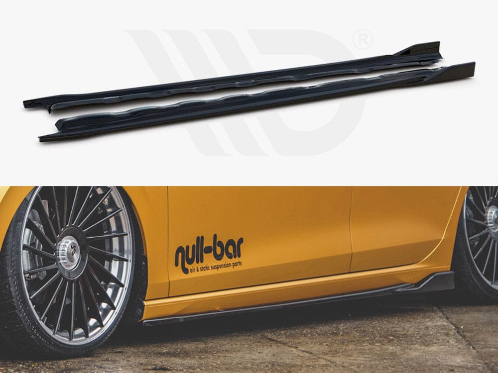 Maxton Design VW-GO-8-SD2T Side Skirts Diffusers V2 VW Golf MK8 | Duco Car Parts UK Car Parts
