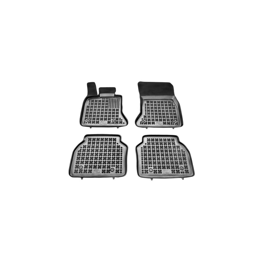 REZAW PLAST Tailored 200901 Floor mat set for HONDA ACCORD Elastomer, Front and Rear, Quantity: 4, Black