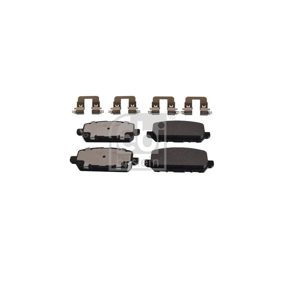 Febi Bilstein 116406 Brake Pad Set Rear Axle With Acoustic Wear Warning