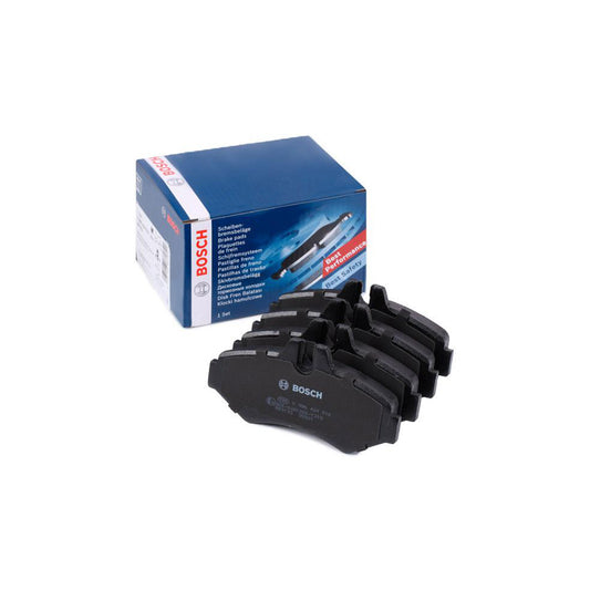 Bosch 0986424516 Brake Pad Set With Anti Squeak Plate With Mounting Manual BP273