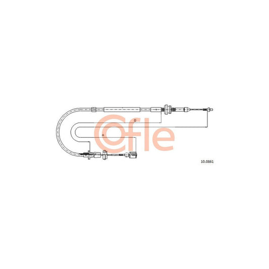 COFLE 10.0861 Throttle Cable | Duco Car Parts UK Car Parts