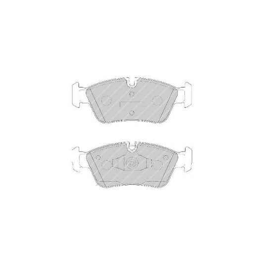 Ferodo Sl Fsl1751 Brake Pad Set Prepared For Wear Indicator With Piston Clip