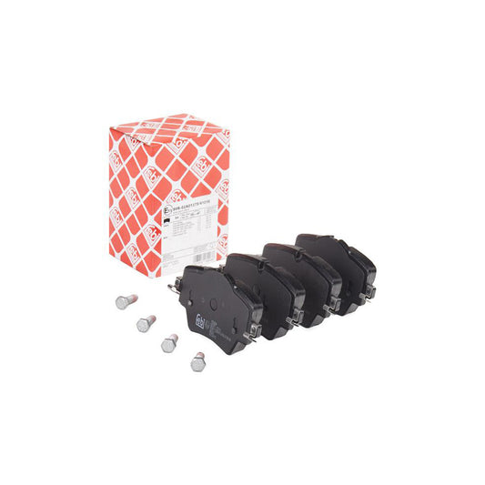 Febi Bilstein 16908 Brake Pad Set Front Axle Prepared For Wear Indicator With Fastening Material