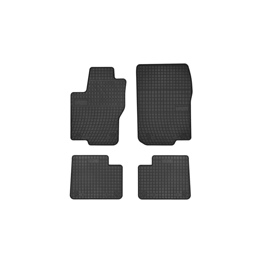 FROGUM Tailored 543022 Floor mat set Elastomer, Front and Rear, Quantity: 4, Black, (LHD)