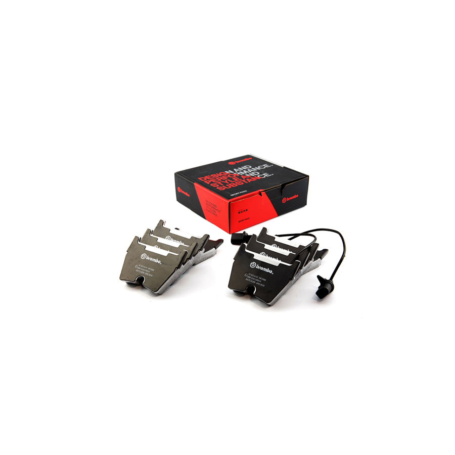 Brembo 07.B314.01 Audi Lamborghini VW Front HP2 High Performance Brake Pad Set (Inc. A4, R8, Diablo, Gallardo, Phaeton) | Duco Car Parts UK Car Parts