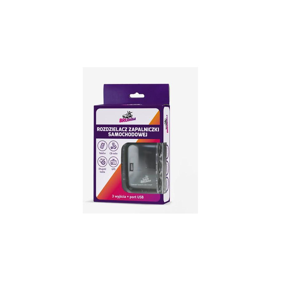 BRUMM ACBRROZ04C Cigarette lighter splitter