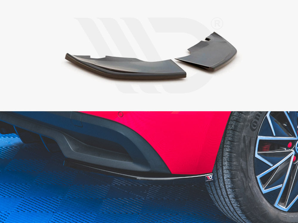 Maxton Design SK-KM-1-RSD1T Rear Side Splitters Skoda Kamiq (2019-) | Duco Car Parts UK Car Parts