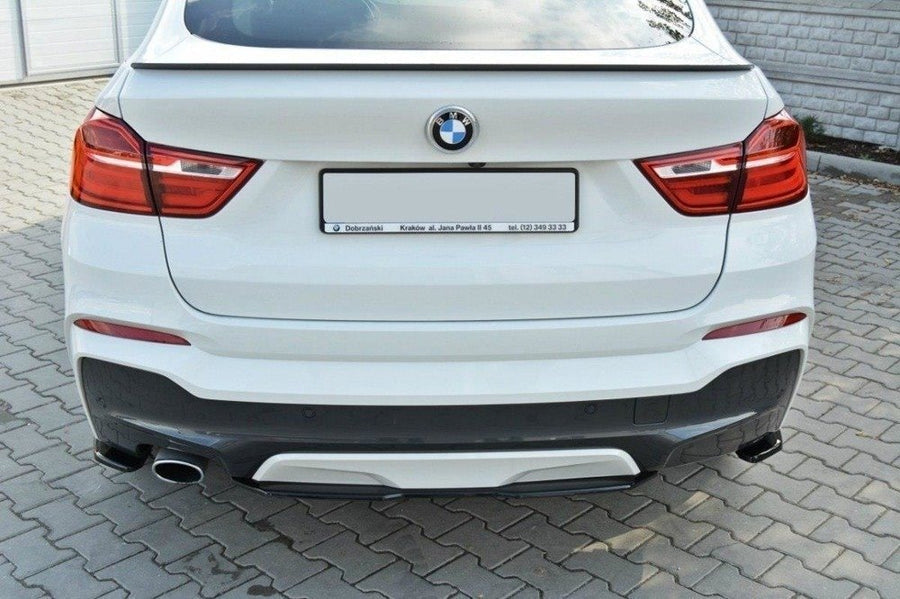 Maxton Design BMW X4 M-Pack F26 Central Rear Splitter (without vertical bars)