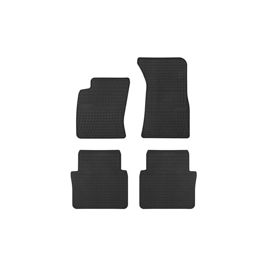 FROGUM Tailored 547761 Floor mat set for AUDI A8 D3 (4E2, 4E8) Elastomer, Front and Rear, Quantity: 4, Black, (LHD)