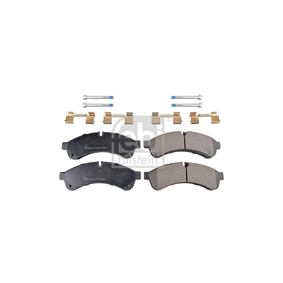 Febi Bilstein 116257 Brake Pad Set For Iveco Daily Rear Axle Prepared For Wear Indicator With Attachment Material