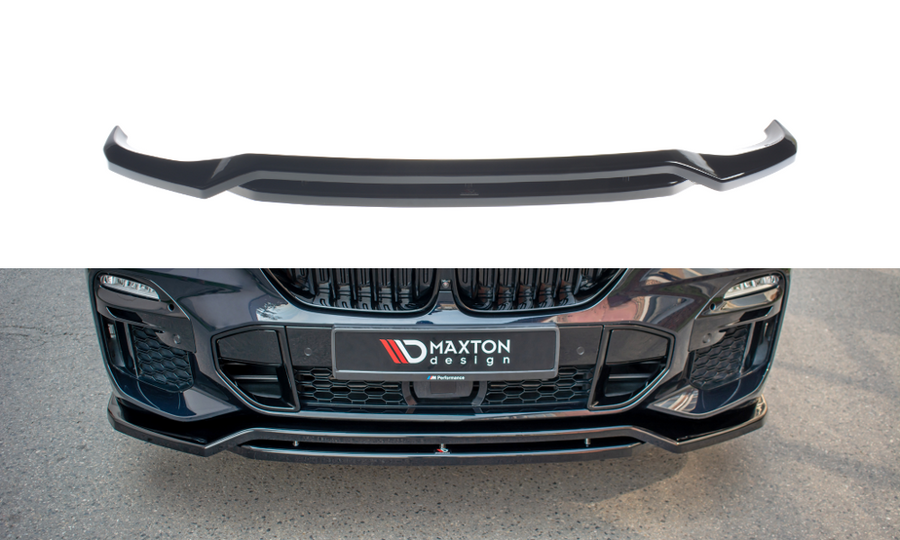 Maxton Design BM-X5-05-MPACK-FD1T+FD1RT Front Splitter BMW X5 M-Pack G05 | Duco Car Parts UK Car Parts