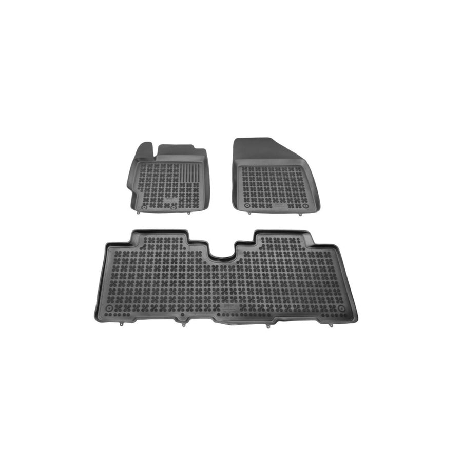REZAW PLAST 201420 Floor mat set for TOYOTA Verso S (P120) Elastomer, Front and Rear, Black