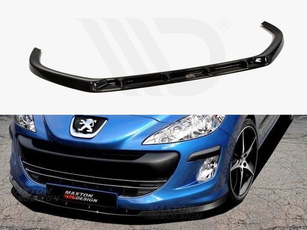 Maxton Design PE-308-FD1T Front Splitter Peugeot 308 | Duco Car Parts UK Car Parts