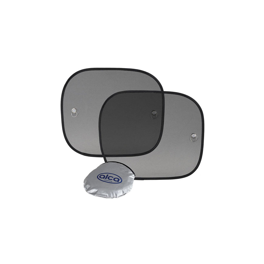 ALCA 512010 Car sun shade Black, Polyester, Quantity: 2