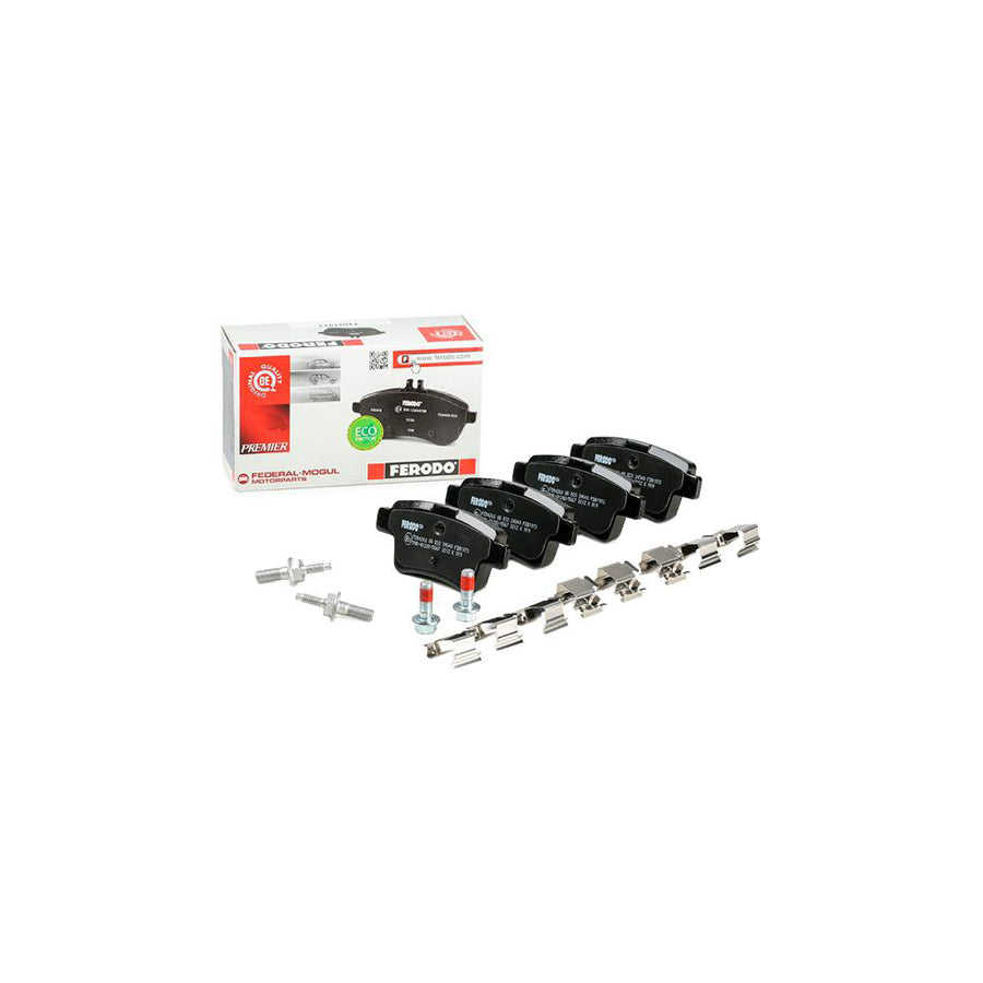 Ferodo Premier Eco Friction Fdb1973 Brake Pad Set For CITROEN C4 Not Prepared For Wear Indicator With Brake Caliper Screws With Piston Clip With Accessories