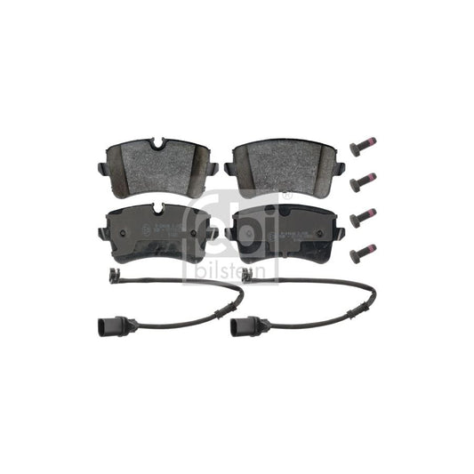 Febi Bilstein 116017 Brake Pad Set For Audi A8 D4 4H2 4H8 4Hc 4Hl Rear Axle Incl Wear Warning Contact With Bolts Screws