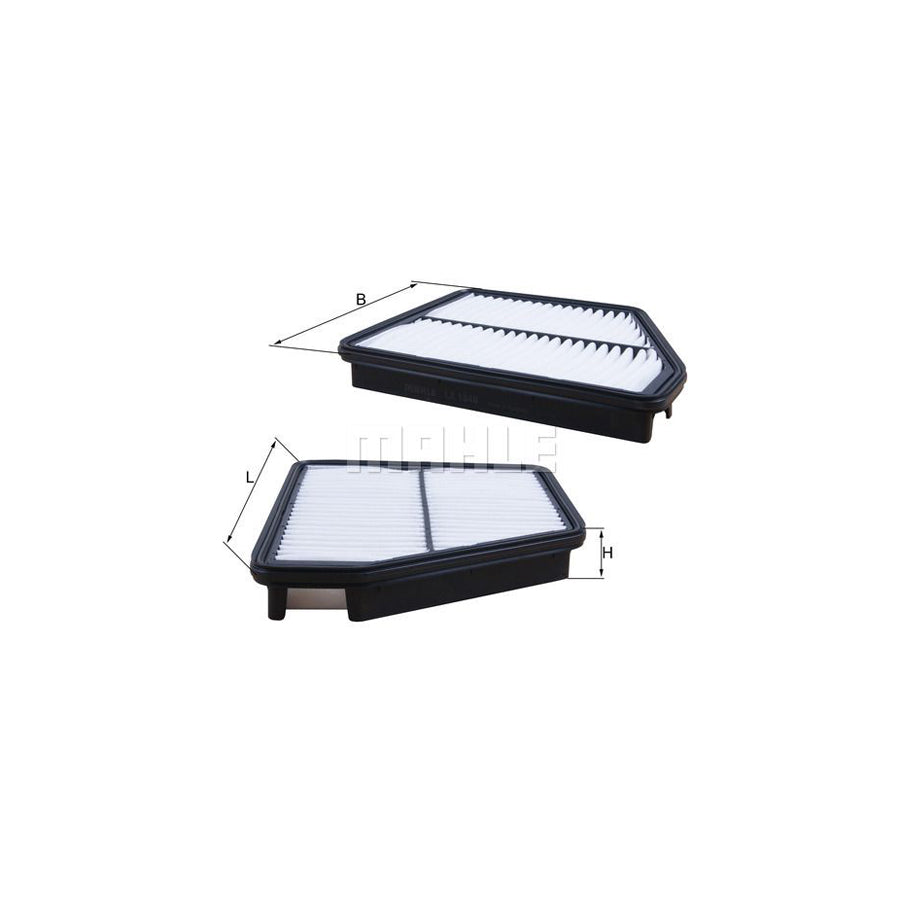 MAHLE ORIGINAL LX 1840 Air Filter for HYUNDAI Matrix (FC) Filter Insert