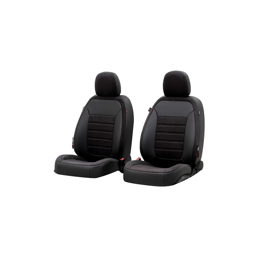 WALSER Bari 38797 Car seat cover Black, Polyester, Front