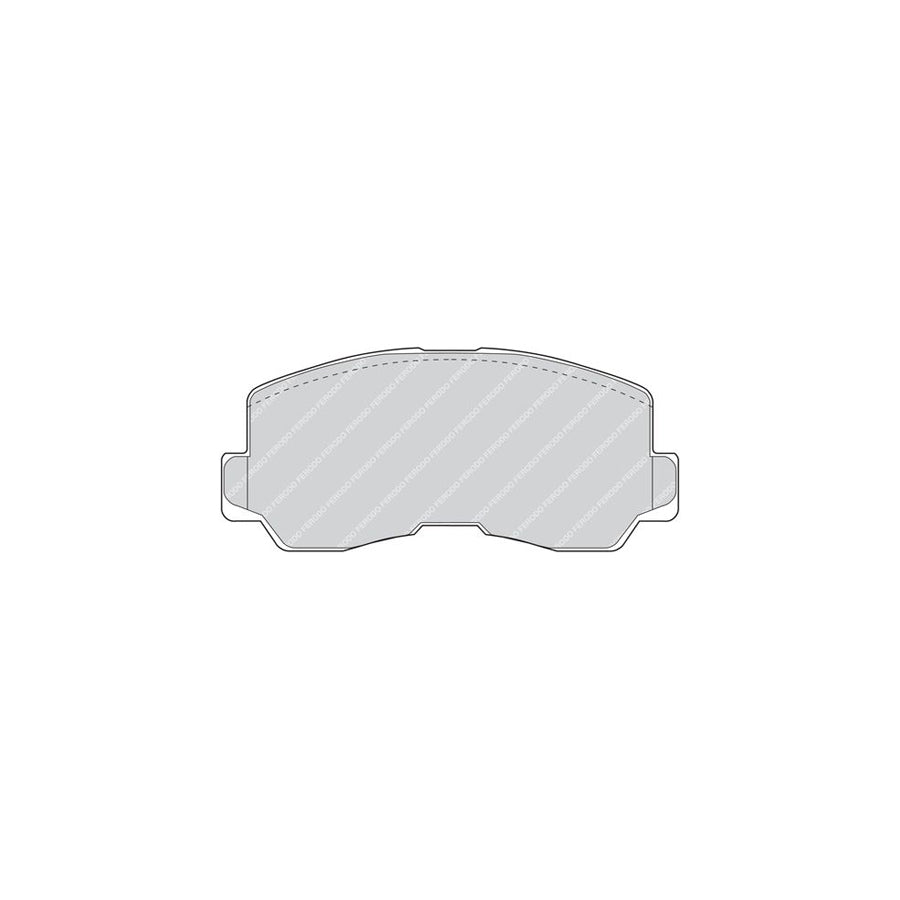 Ferodo Fsl766 Brake Pad Set Fuse Technology Incl Wear Warning Contact