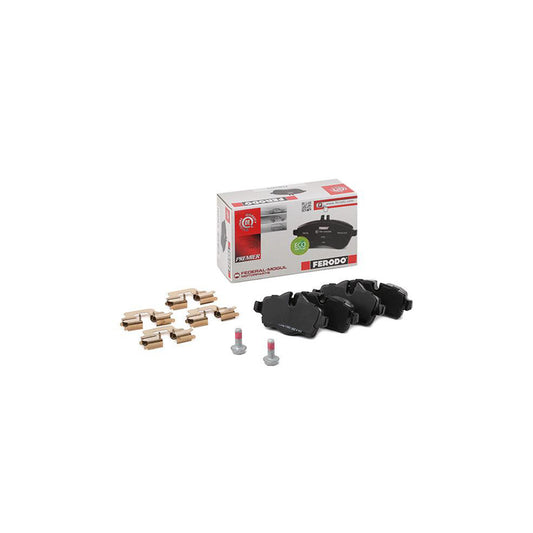 Ferodo Premier Eco Friction Fdb1975 Brake Pad Set Prepared For Wear Indicator With Brake Caliper Screws With Piston Clip With Accessories