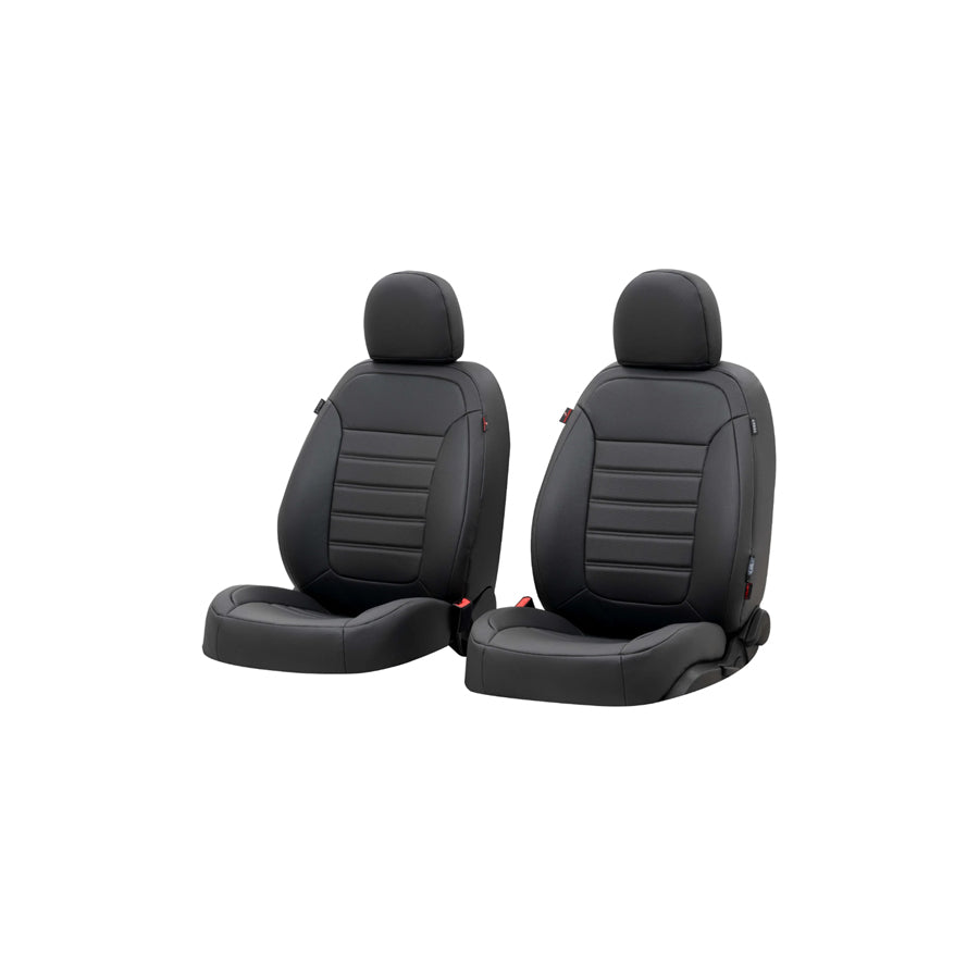 WALSER Robusto 38793 Car seat cover Black, Polyester, Front