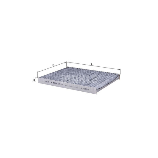 MAHLE ORIGINAL LAK 142 Pollen filter Activated Carbon Filter