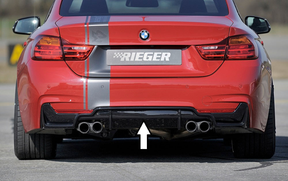 Rieger 00088057 BMW 4 Series F32 F33 F36 Rear Diffuser