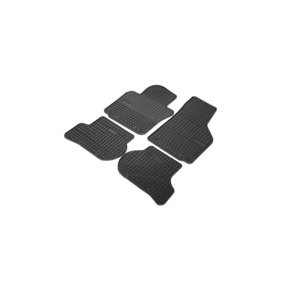 FROGUM Tailored 0361 Floor mat set Elastomer, Front and Rear, Quantity: 4, Black, (LHD)