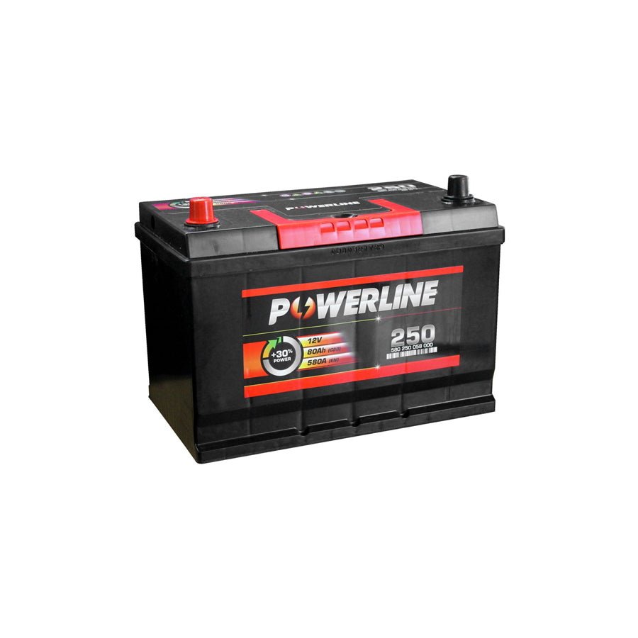 Powerline 250 Car Battery 12V