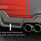 Rieger 00088057 BMW 4 Series F32 F33 F36 Rear Diffuser for Twin Tailpipe Left & Right - Glossy Black